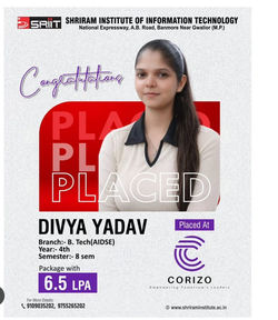 Divya yadav Placed