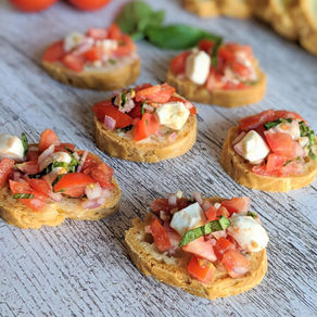 Gluten Free Caprese Bruschetta