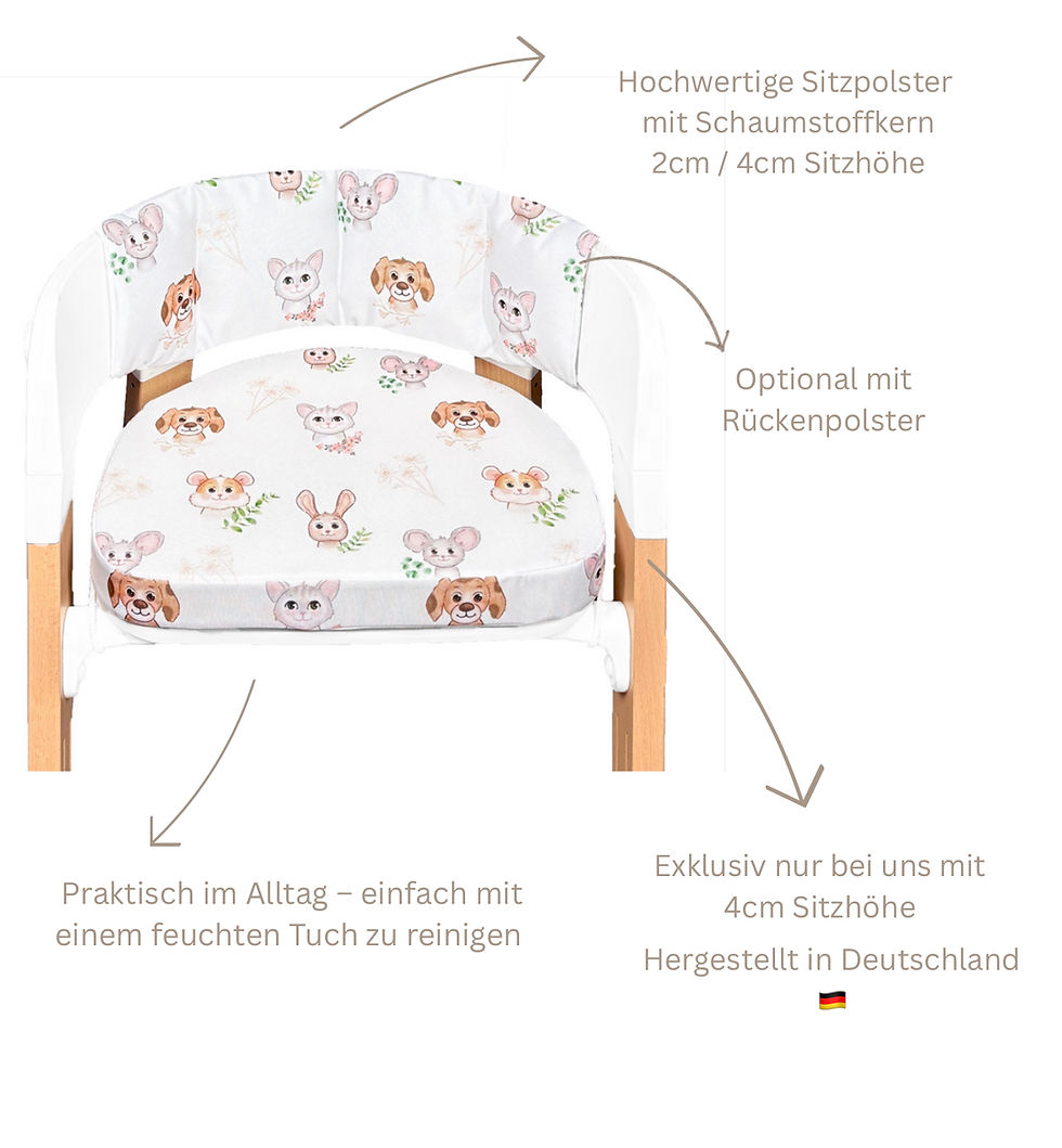 Miniaturbild: Stokke Steps Sitzkissen Kuschelbande