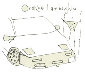 ORANGE LAMBORGHINI