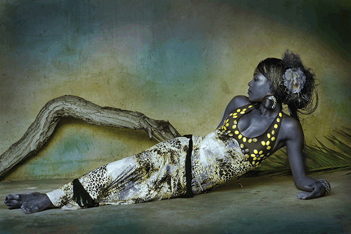 This is a beautiful tribal photo of Wassa, owner of Wassa boutique