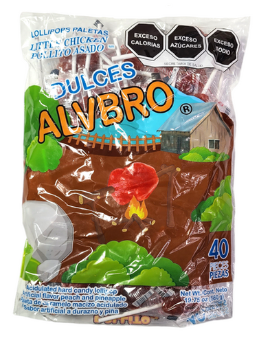 Paletas Alvbro Pollito | Candy Rico