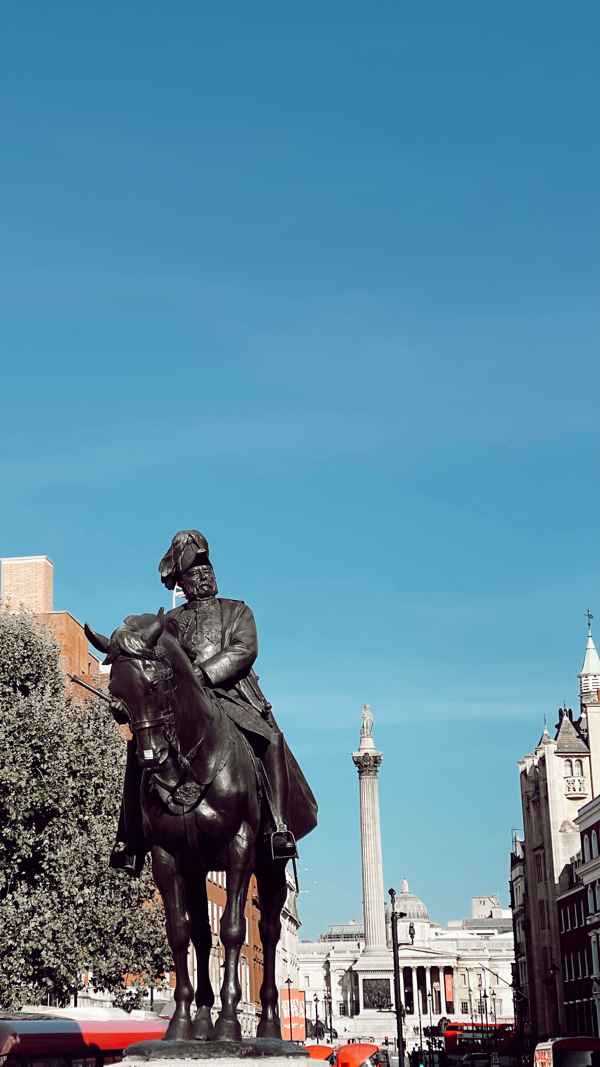 Statue of George IV on horseback in London