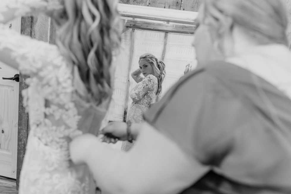 Mother & daughter share an embrace.