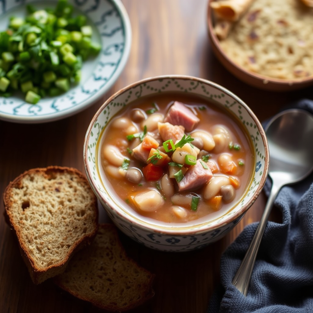 Arranged Food and Objects