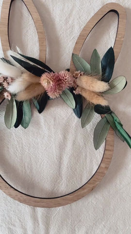 Miniaturbild: Hasenloop mit Trockenblumen