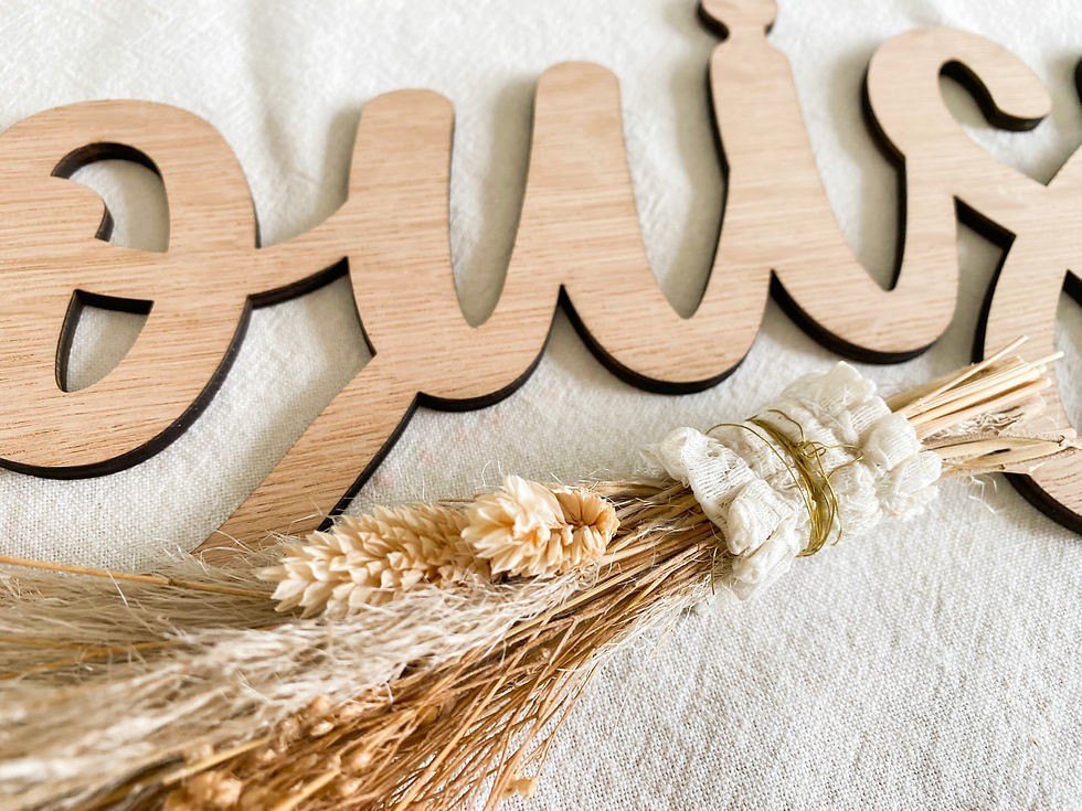 Miniaturbild: Schriftzug Sperrholz