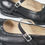 Thumbnail: BLACK LEATHER BALLERINAS Size 38