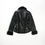 Thumbnail: BLACK VEGAN LEATHER AND FURRY JACKET Size S