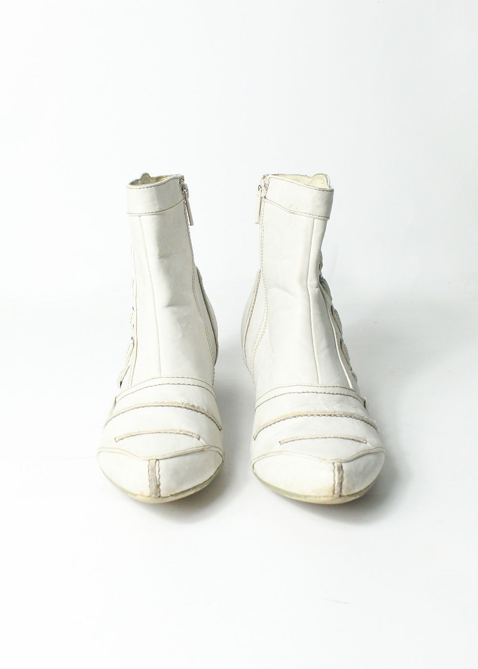 Thumbnail: ARCHIVAL MUSTANG POINTED TOE ANKLE BOOTS Size 41