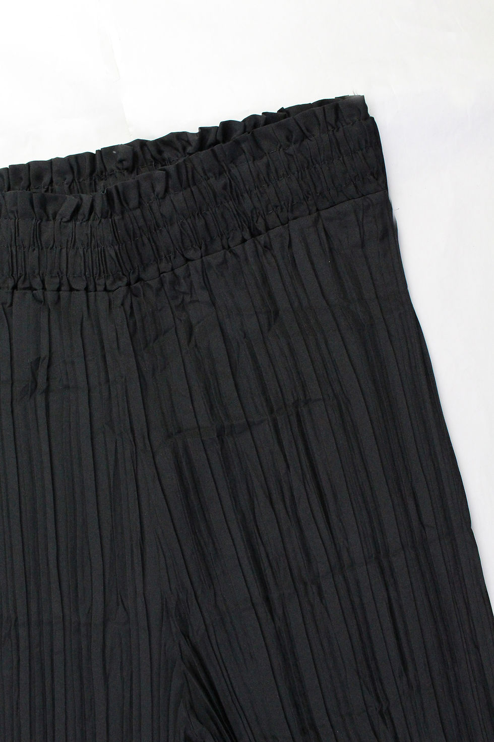 Thumbnail: BLACK STRUCTURED WIDE PANTS Size S/M