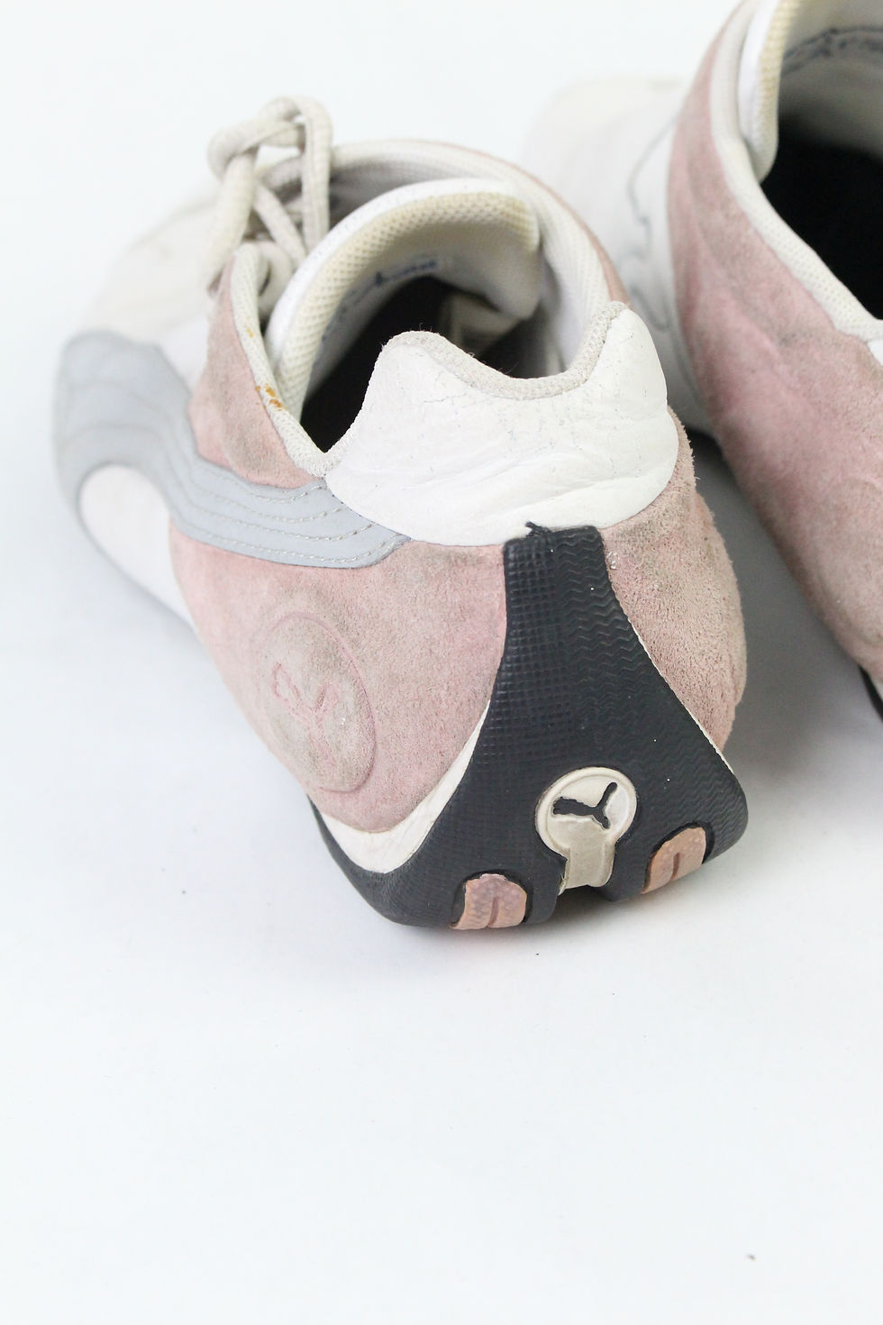 Thumbnail: WHITE AND PINK LEATHER PUMPA Size 41