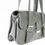 Thumbnail: GREY LEATHER ARM BAG WITH METALL CLAM