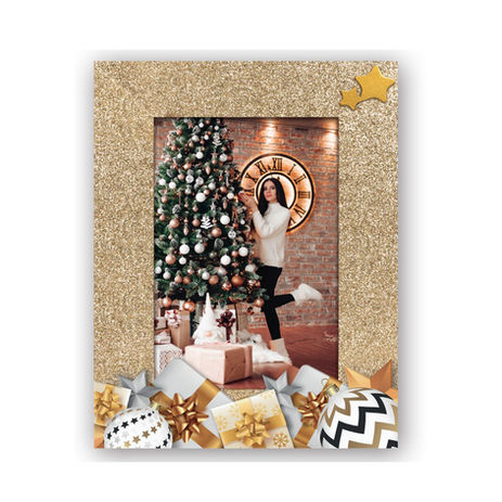 Božićni okvir s fotografijom