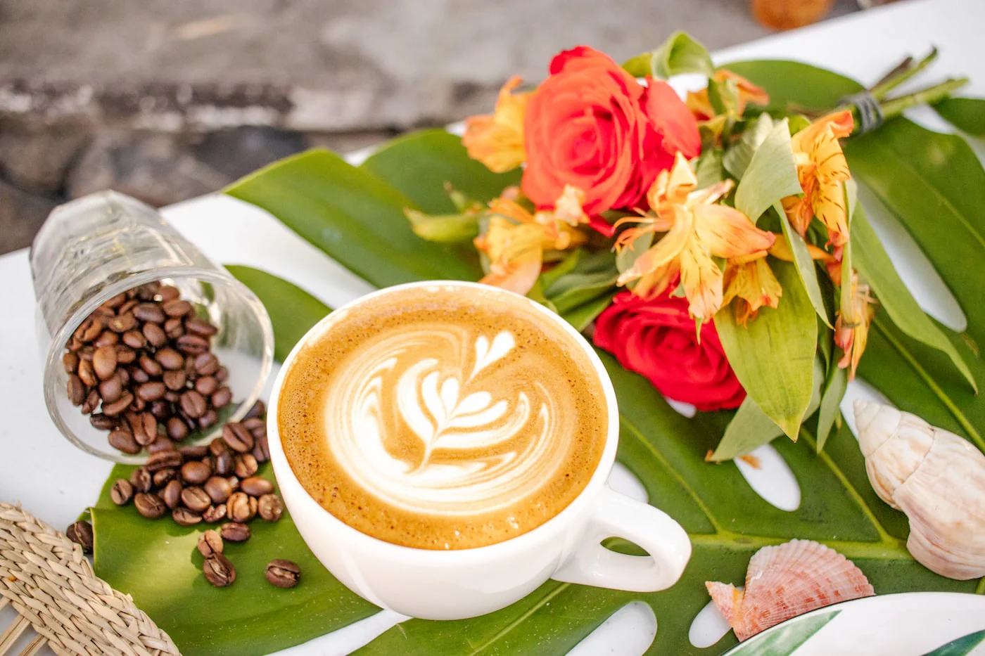 Arranged Food and Objects