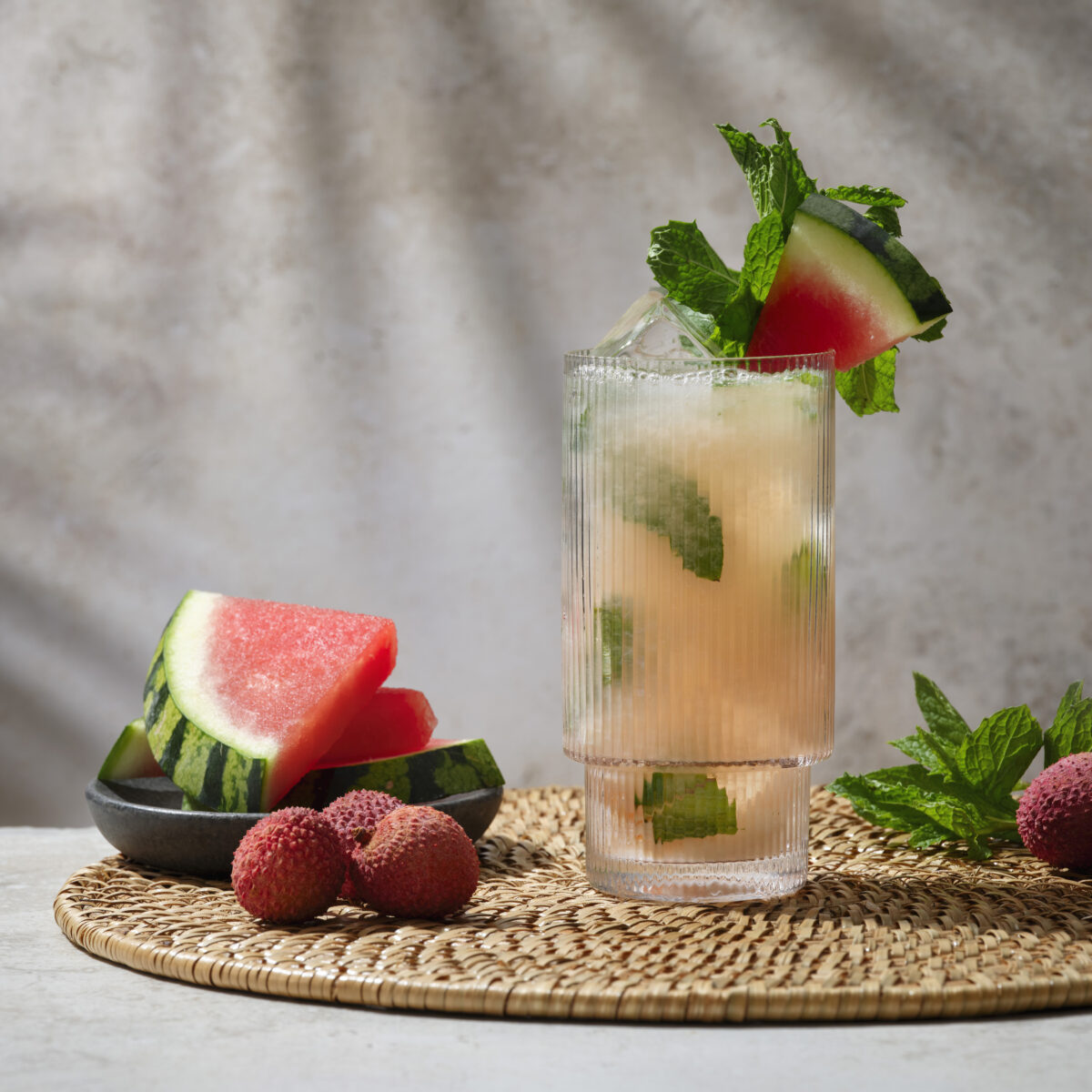 Arranged Food and Objects