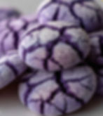 UBE crinkle cookie