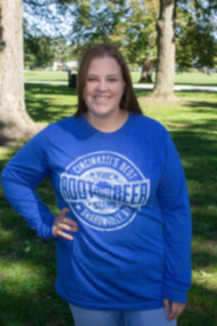 Adult Blue Long Sleeve Shirt
