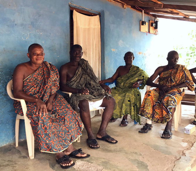 Ghana. Camp 2. Manufacture of soap.