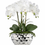 Miniaturbild: RED PASSION – Florales Phalaenopsis-Orchideen-Arrangement in einer luxuriösen roten Designschale