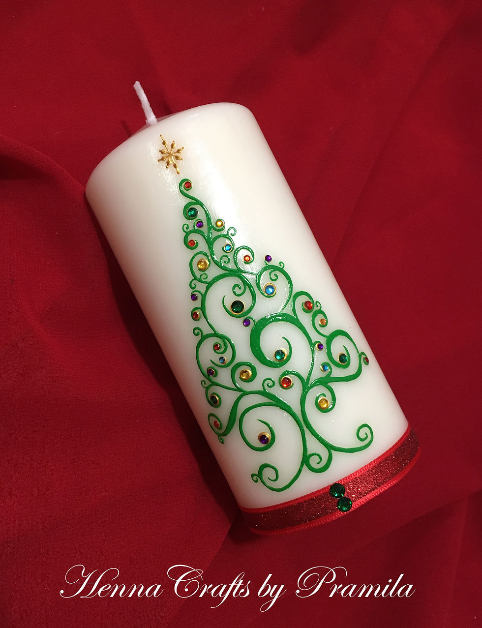 Thumbnail: Henna By Pramila | Handpainted Candles | Diwali Candles | Eid Candles | Christmas Candles | Party Favors Candles | Candles in Canada | Candles in USA | Henna  | Ramadan Mubarak Candles | Eid Mubarak Candles