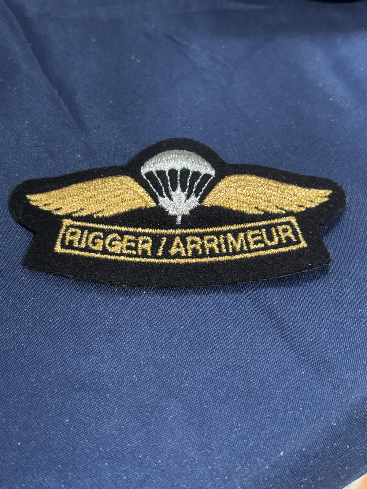 Canadian Army Post 1980 Skills Mylar Rigger