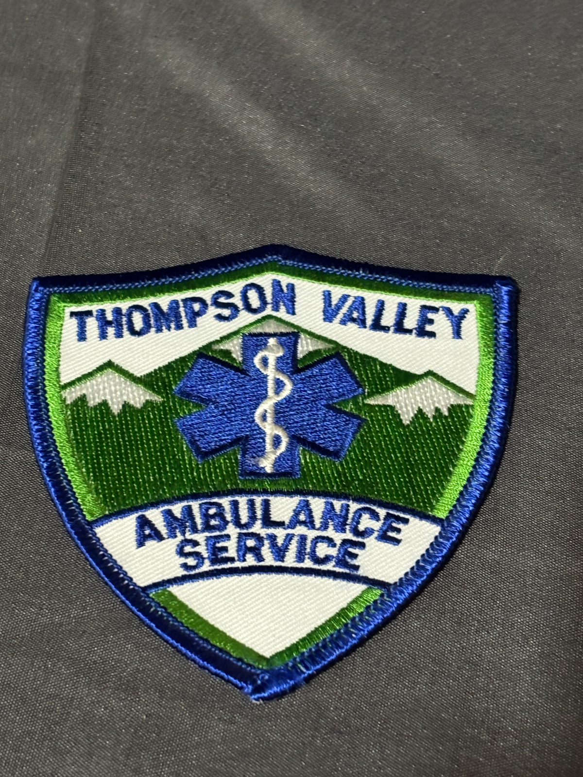 Canadian EMS/ERT Shoulder flash Thompson Valley Ambulance Service