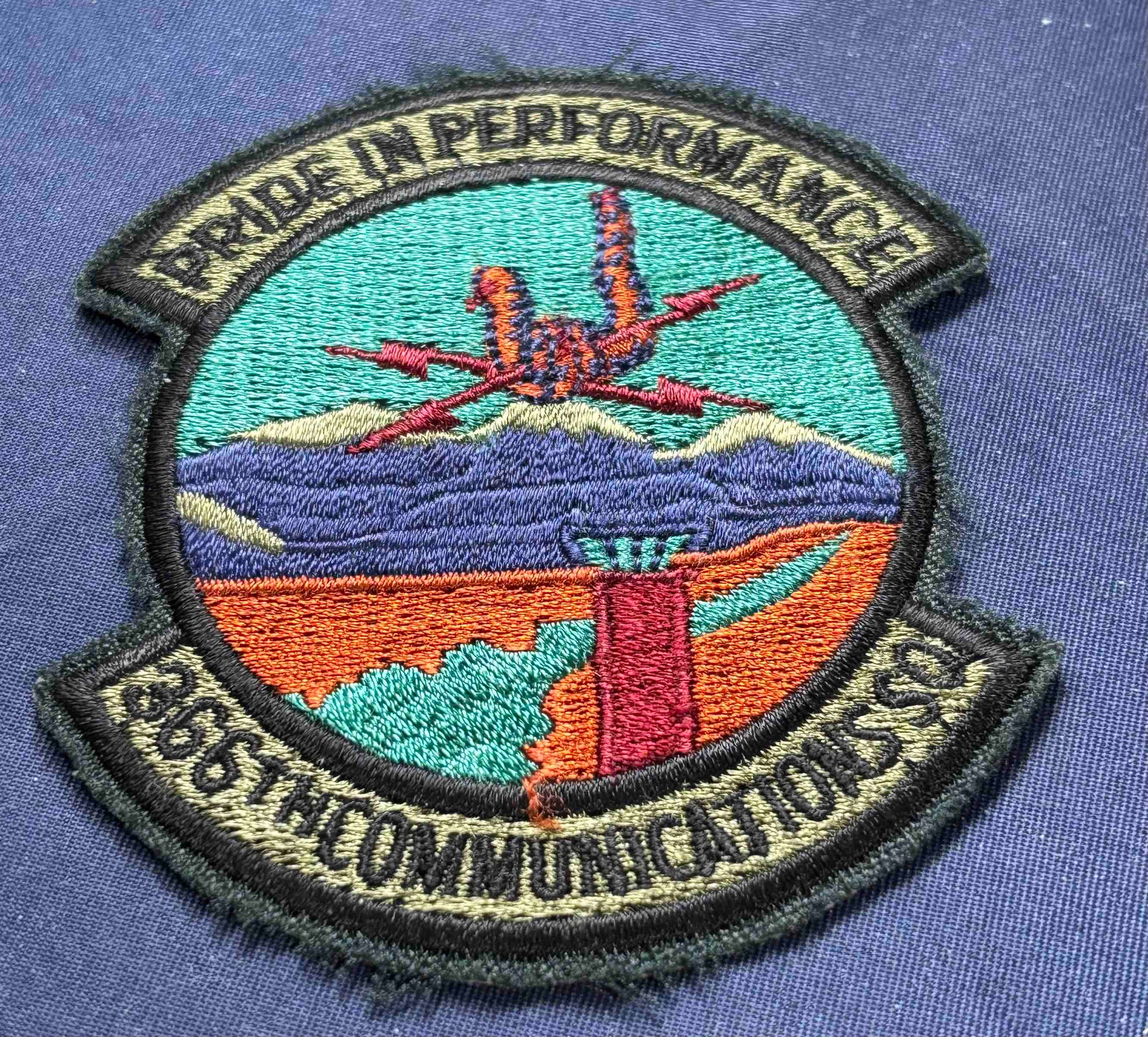 United States Air Force shoulder 366th Communications Sq