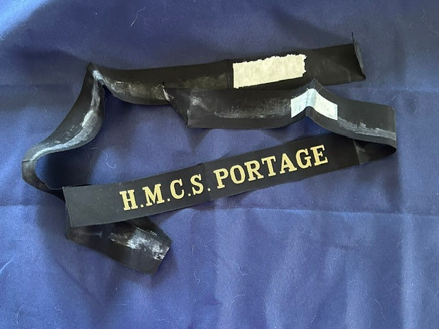 RCN Cap Tally H.M.C.S Portage