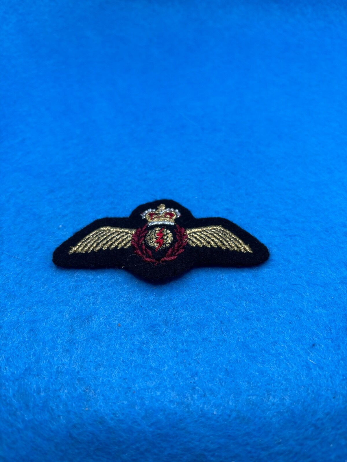 RCAF Wings gold mylar thread mess dress blue backing Air Combat Systems
