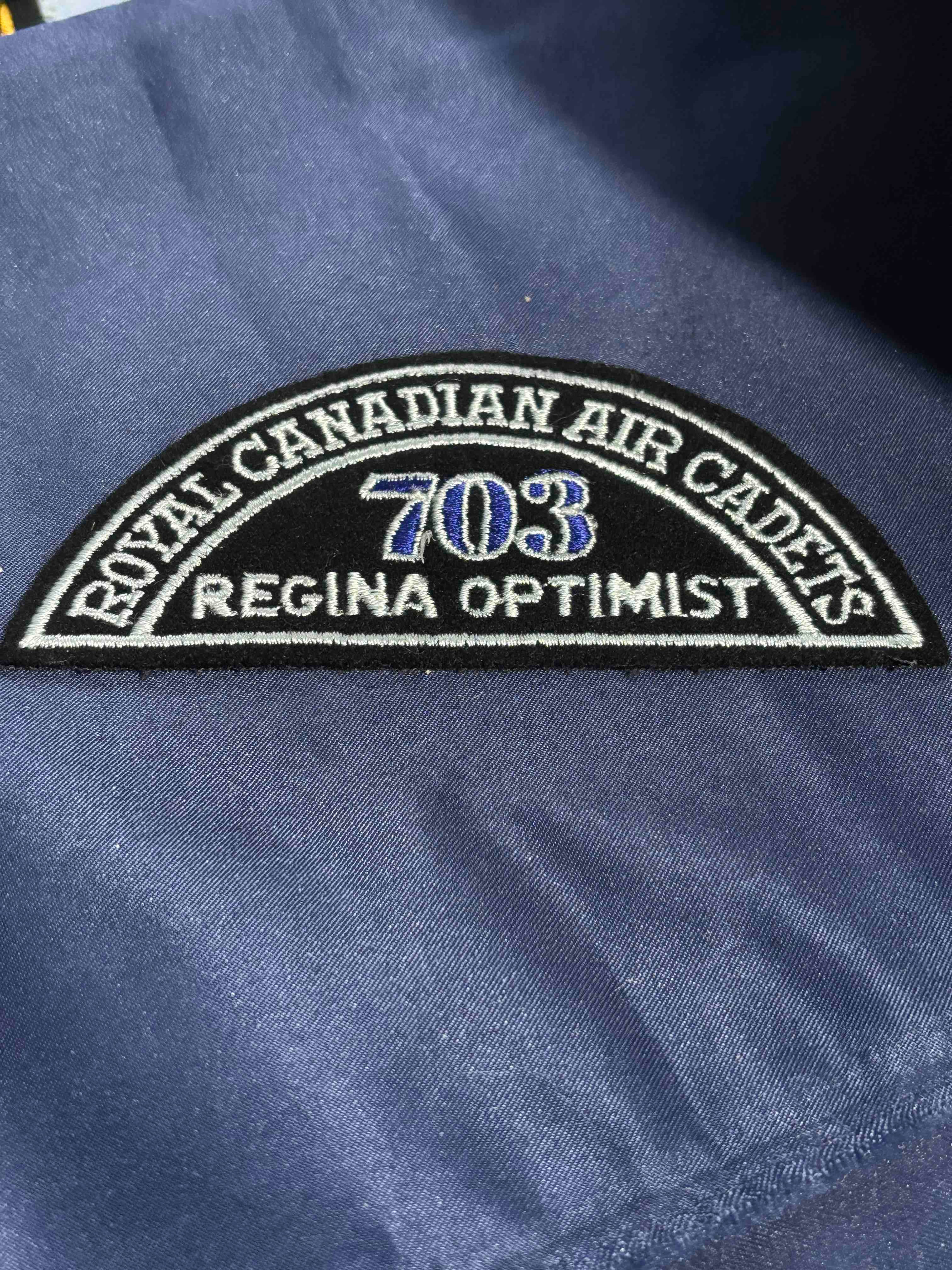 Royal CanadianAir Cadets shoulder flash 703 Regina Optimist