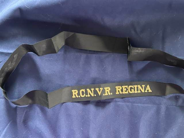 RCN Cap Tally R.C.N.V.R Regina