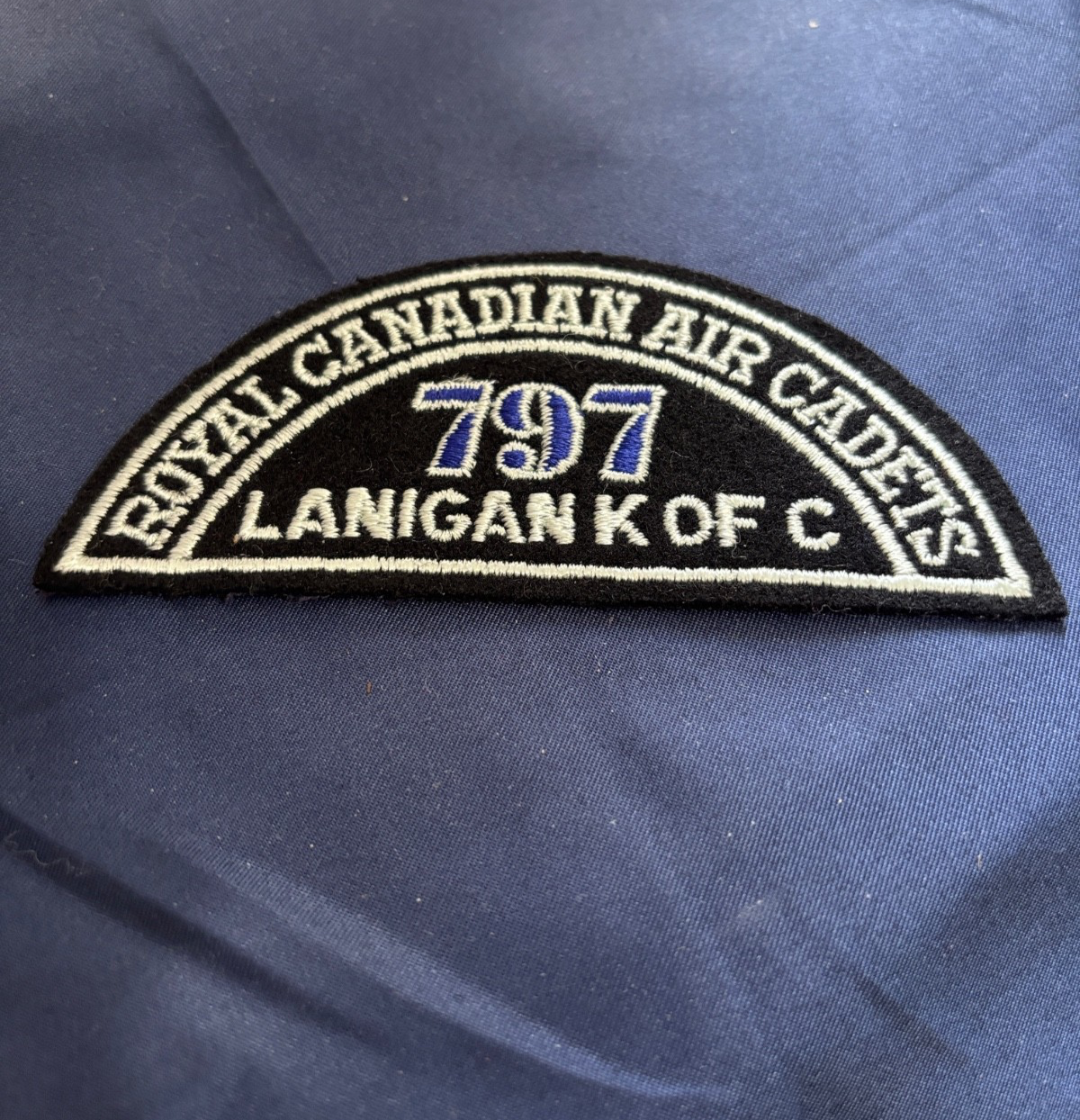 Royal CanadianAir Cadets shoulder flash 797 Lanigan K of C