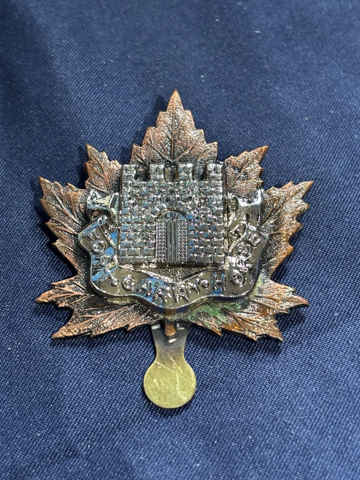 CanadianArmy Post 1980 Cap badge Fort Garry Horse