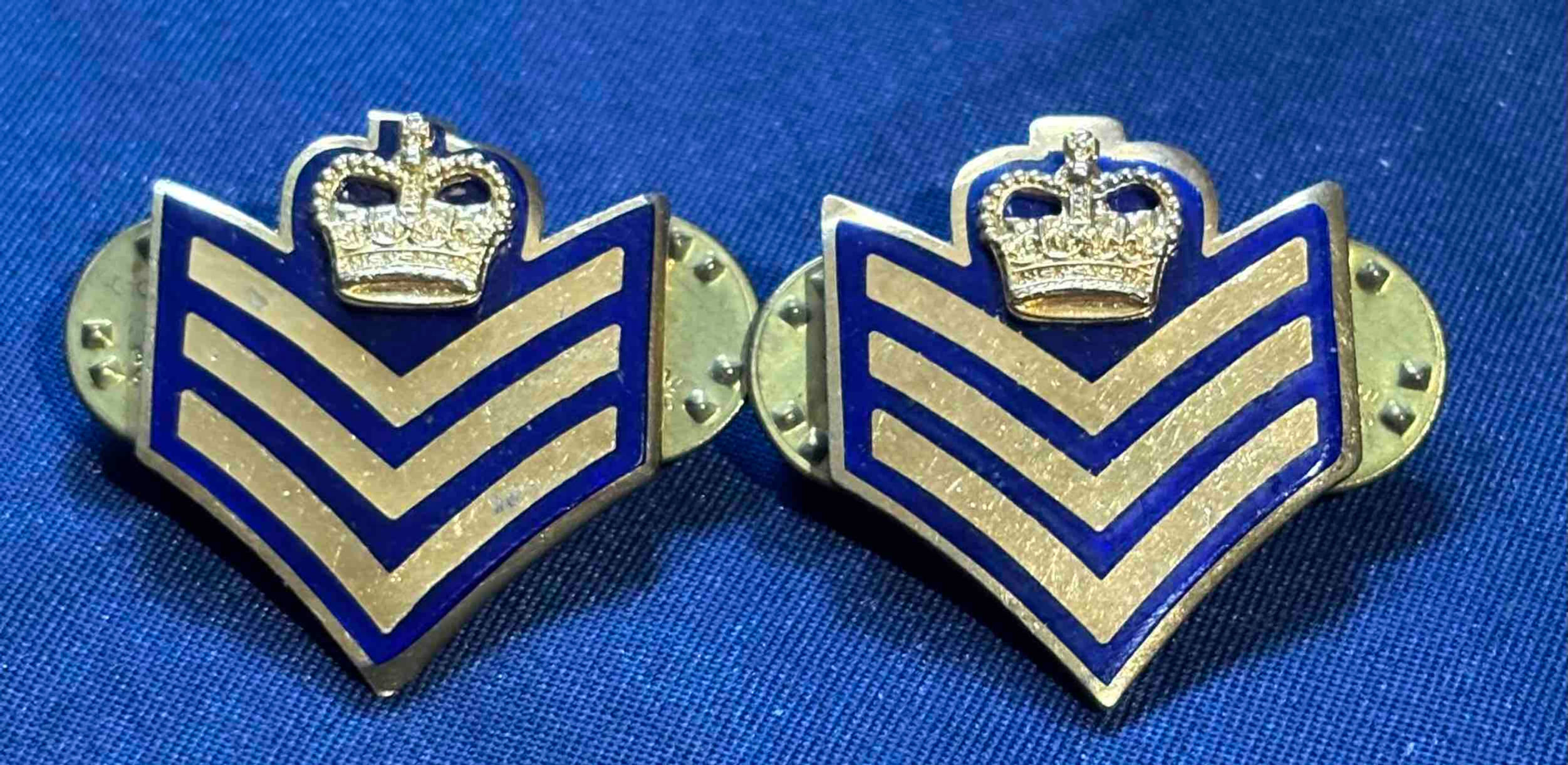 Royal Canadian Mounted Police Sgt collars