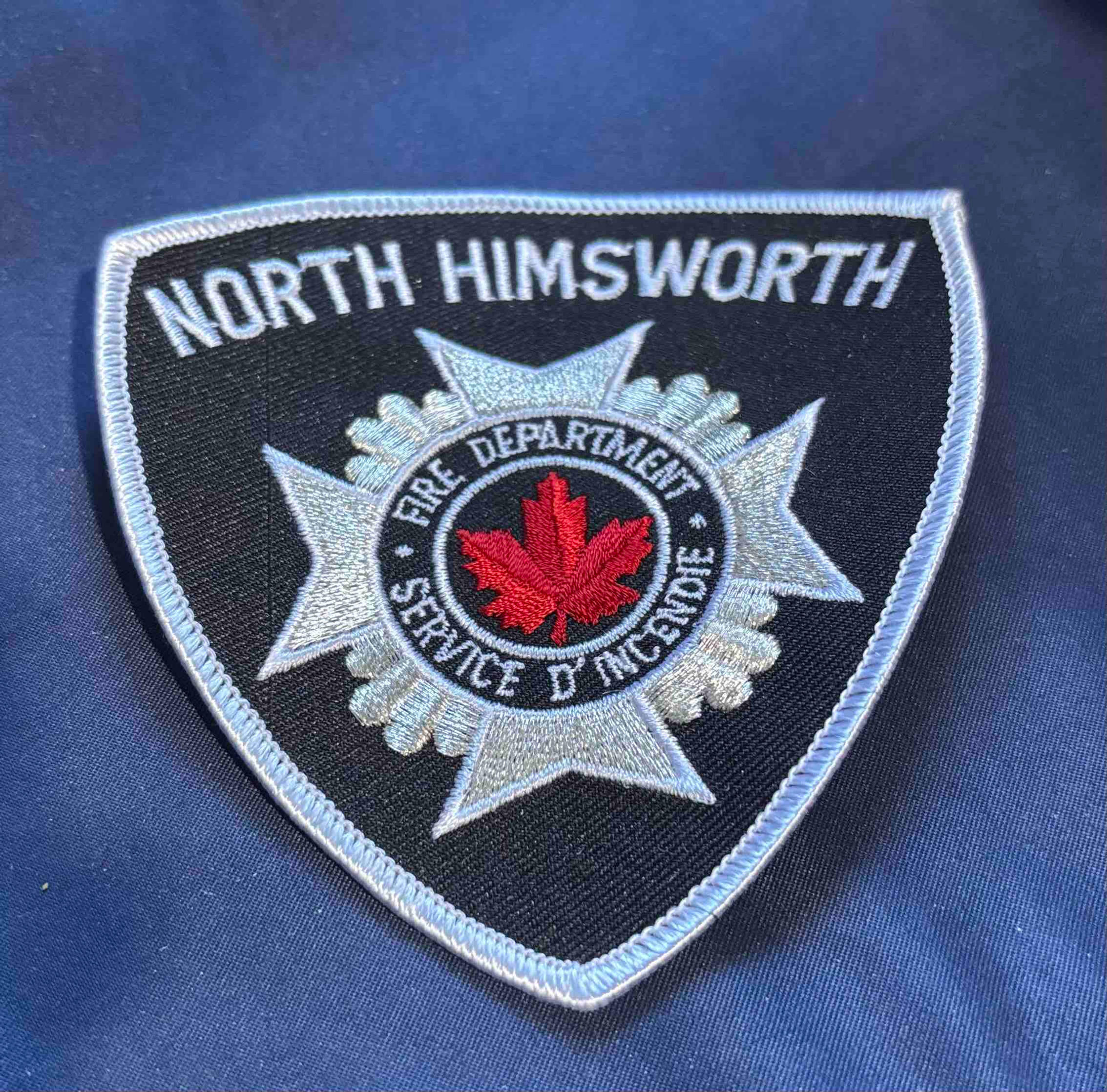 Canadian Fire Dept Shoulder flash north Himsworth