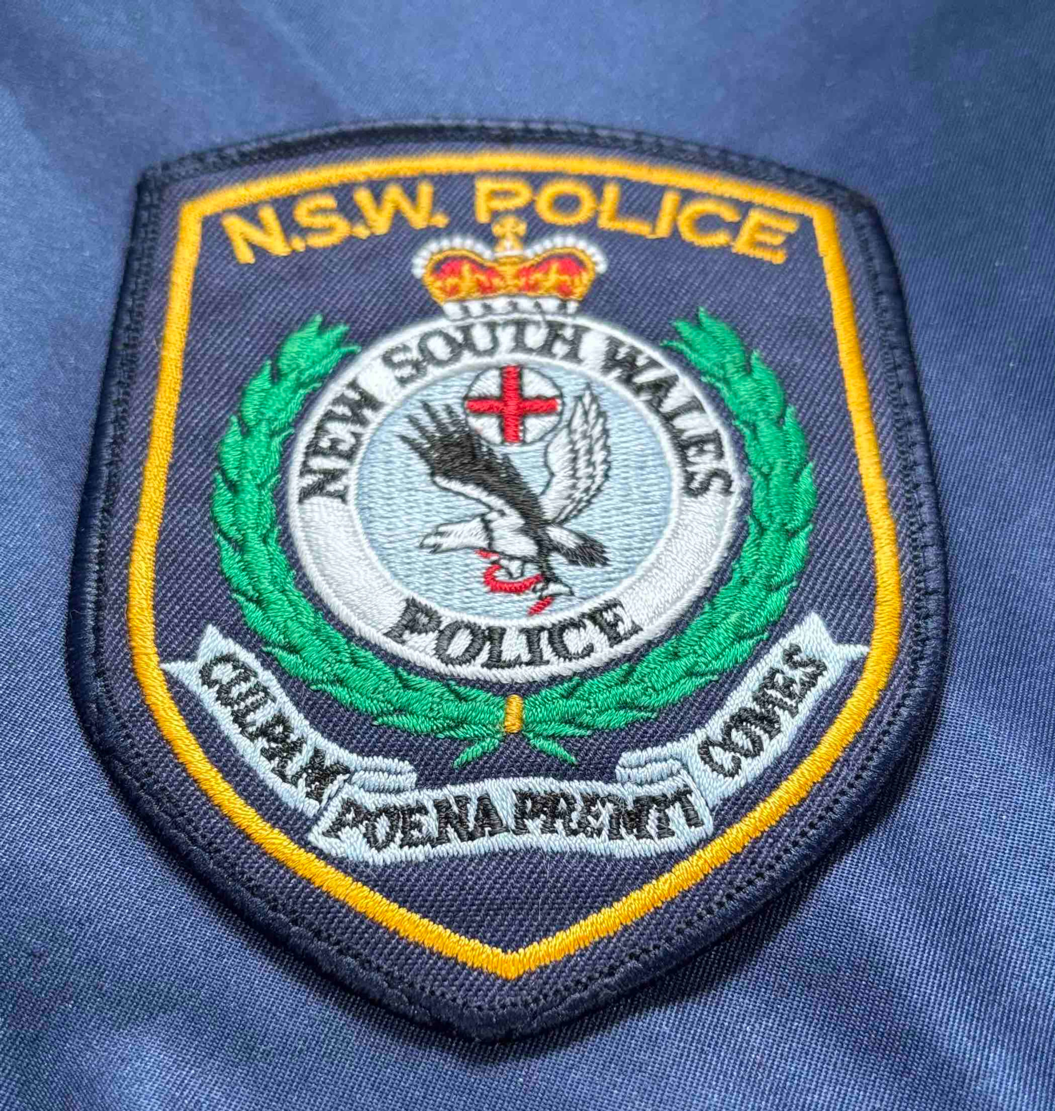 New South Wales Police shoulder flash (only Police in the circular))