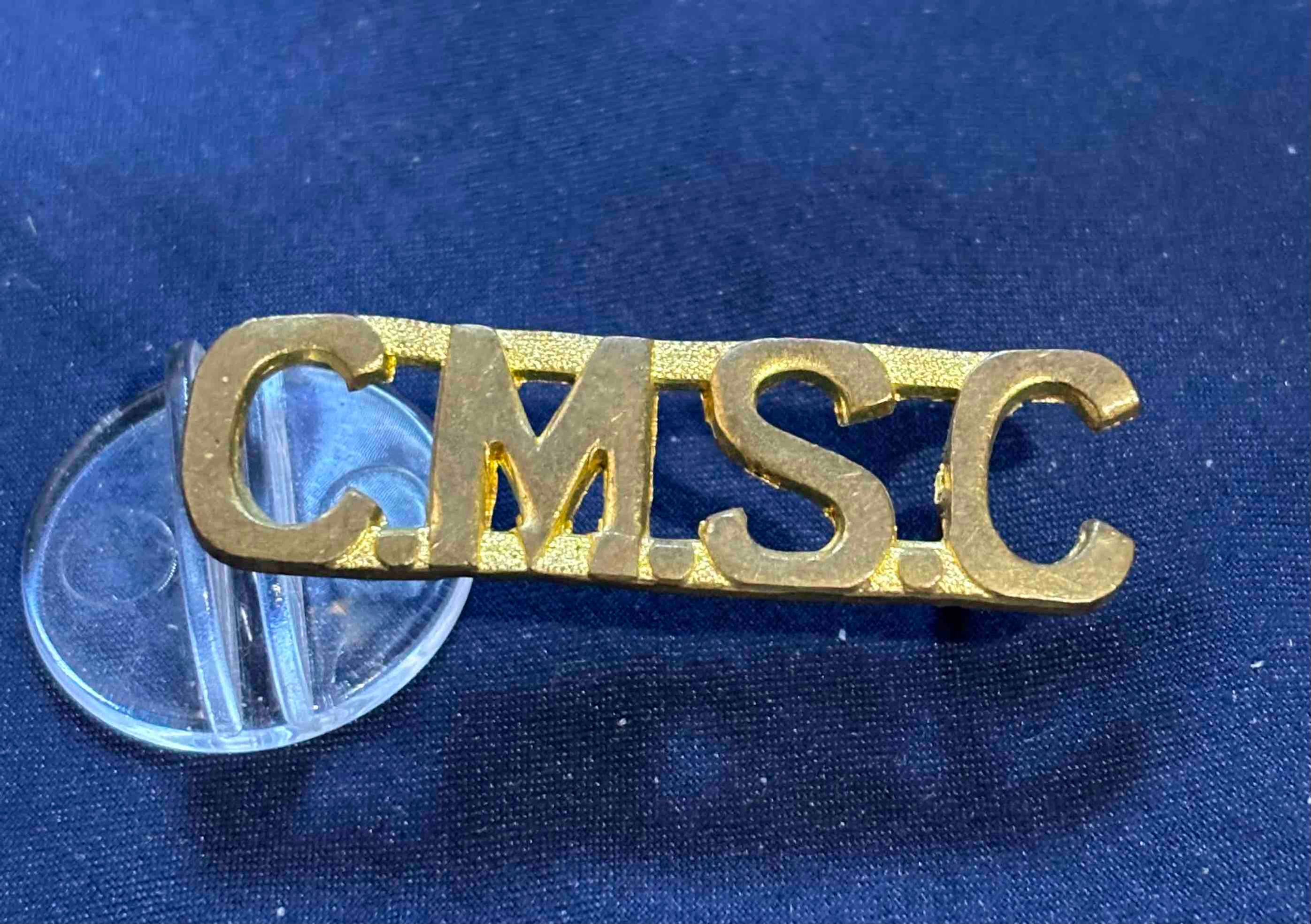 Canadian Army 1920-68 Metal Shoulders Corp of Military Staff Clerks