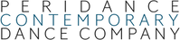Peridance Contemporary Dance Company logo in black and dark blue