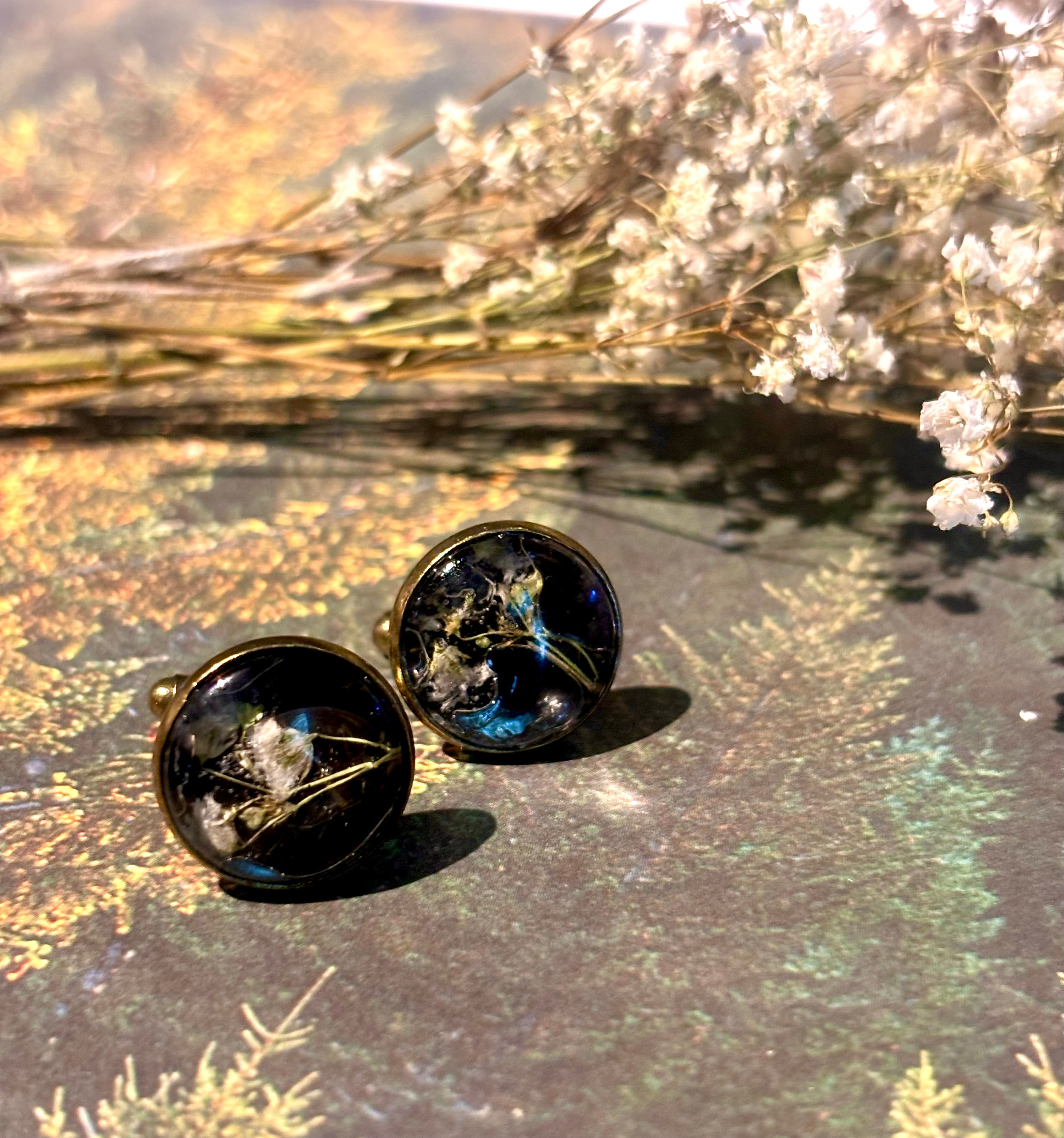Cuff Links - Baby's Breath