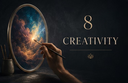 Activate Sense Eight to Master Your Creativity
Creativity flows when your emotions, experiences, and imagination align. With this sense, you can experience innovation, inspiration, and effortless problem-solving.
This educational meditation teaching is designed by Dennis Schoofs and guides you to access your inner artist and transform challenges into opportunities. Through this practice, you'll express your truth, generate solutions with ease, and manifest your ideas into tangible, aligned outcomes.