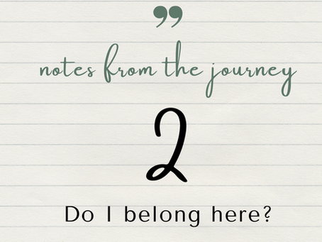 Notes from the Journey #2