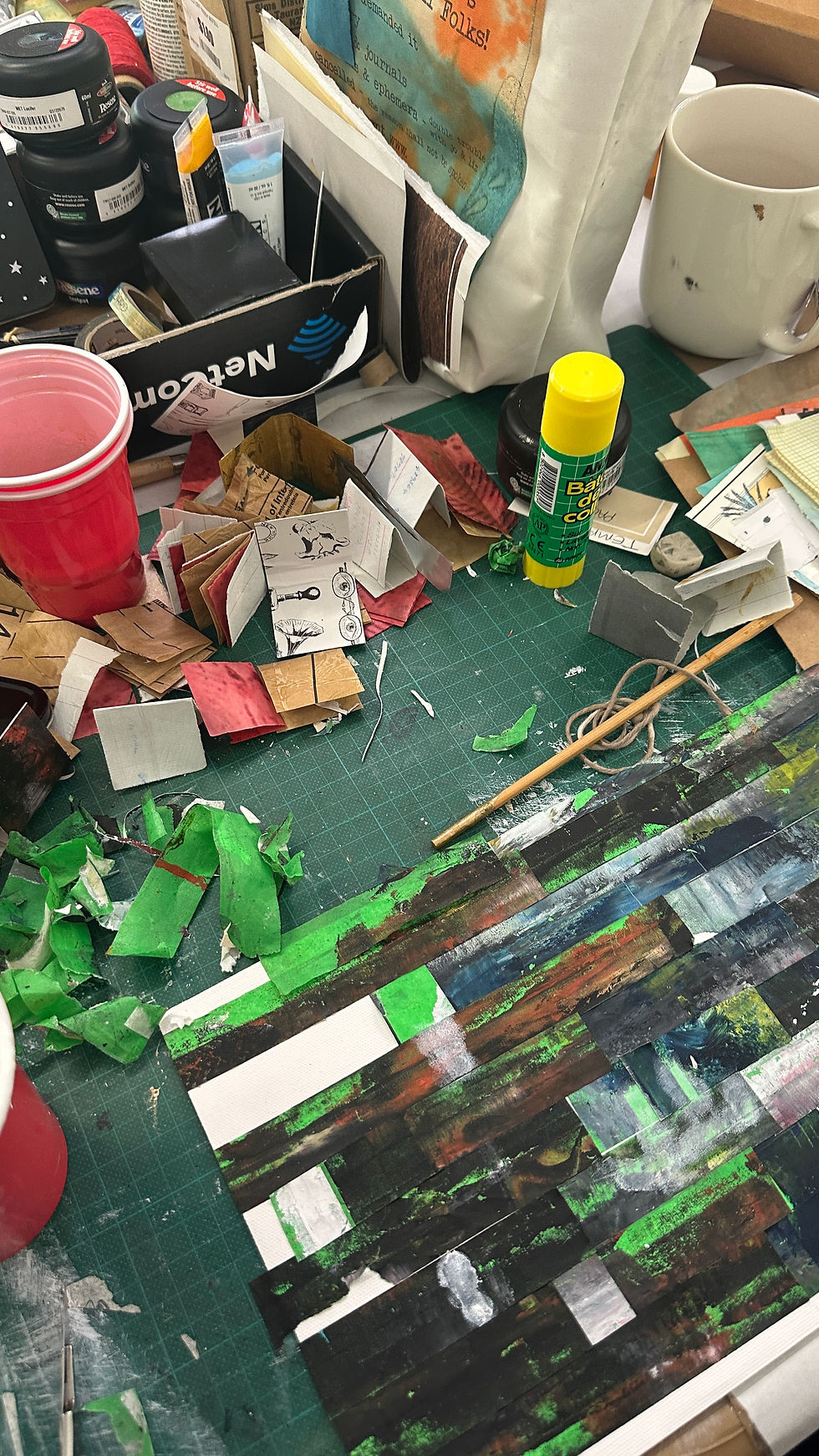 Everyone heads off in their own direction.