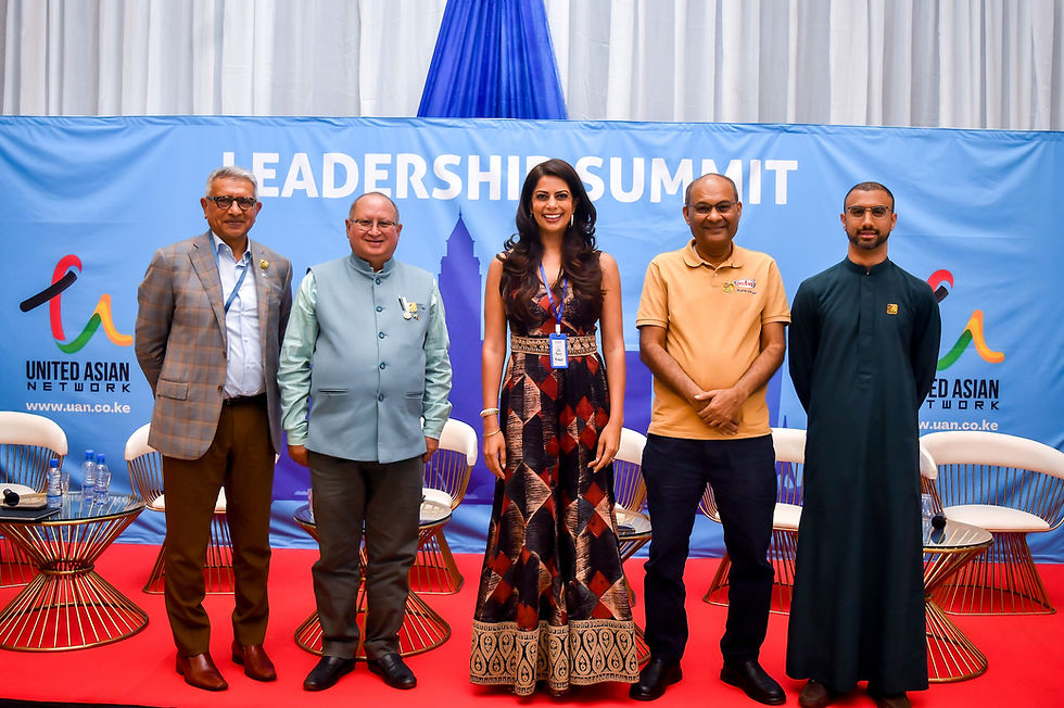L to R: Mr. Ashok Shah, Mr. Vimal Chadha, Ms. Pinky Ghelani, Mr. Manoj Shah, Mr. Zaheerabbas Khimji
