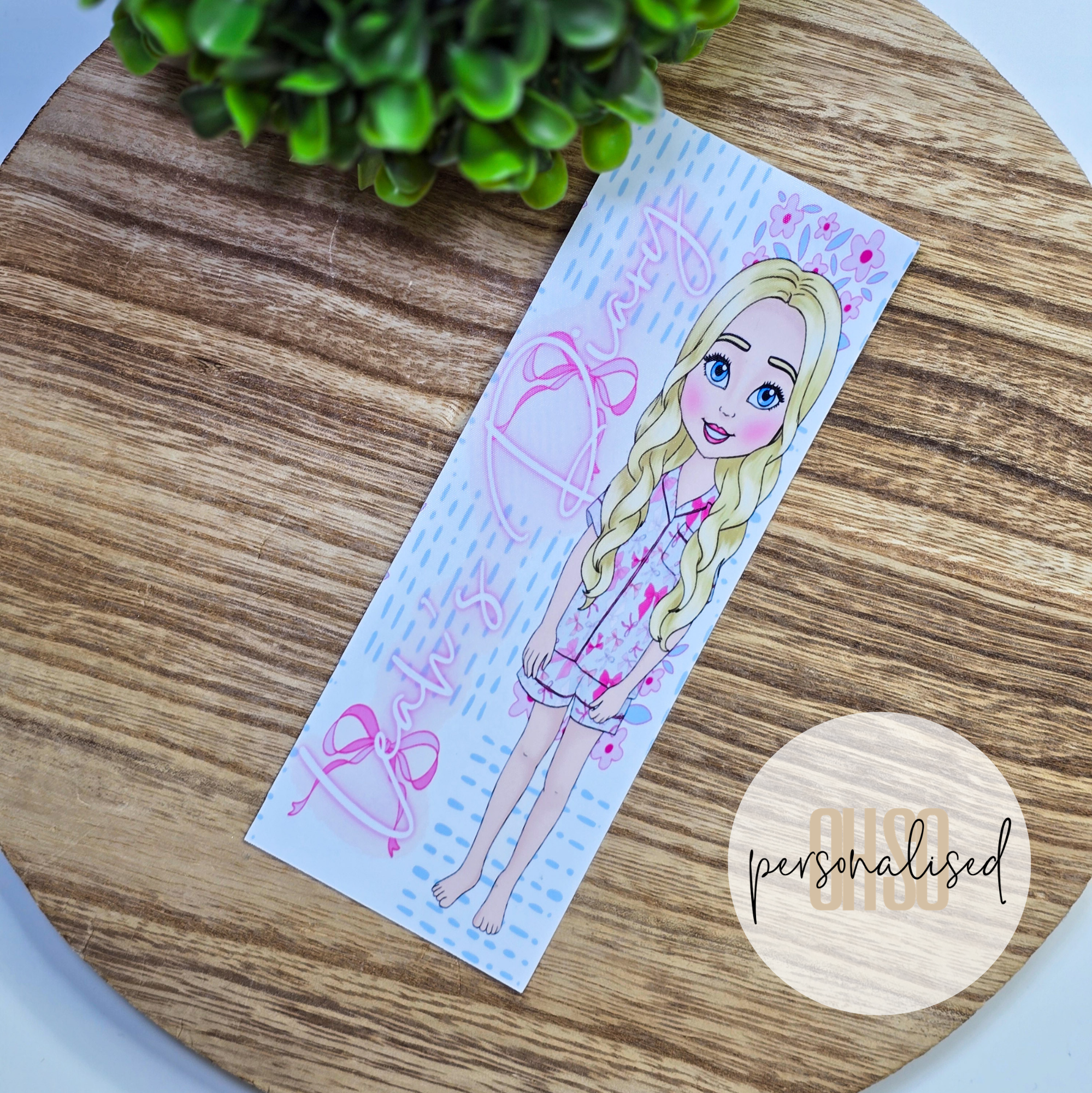 Girls Diary/Homework Bookmark
