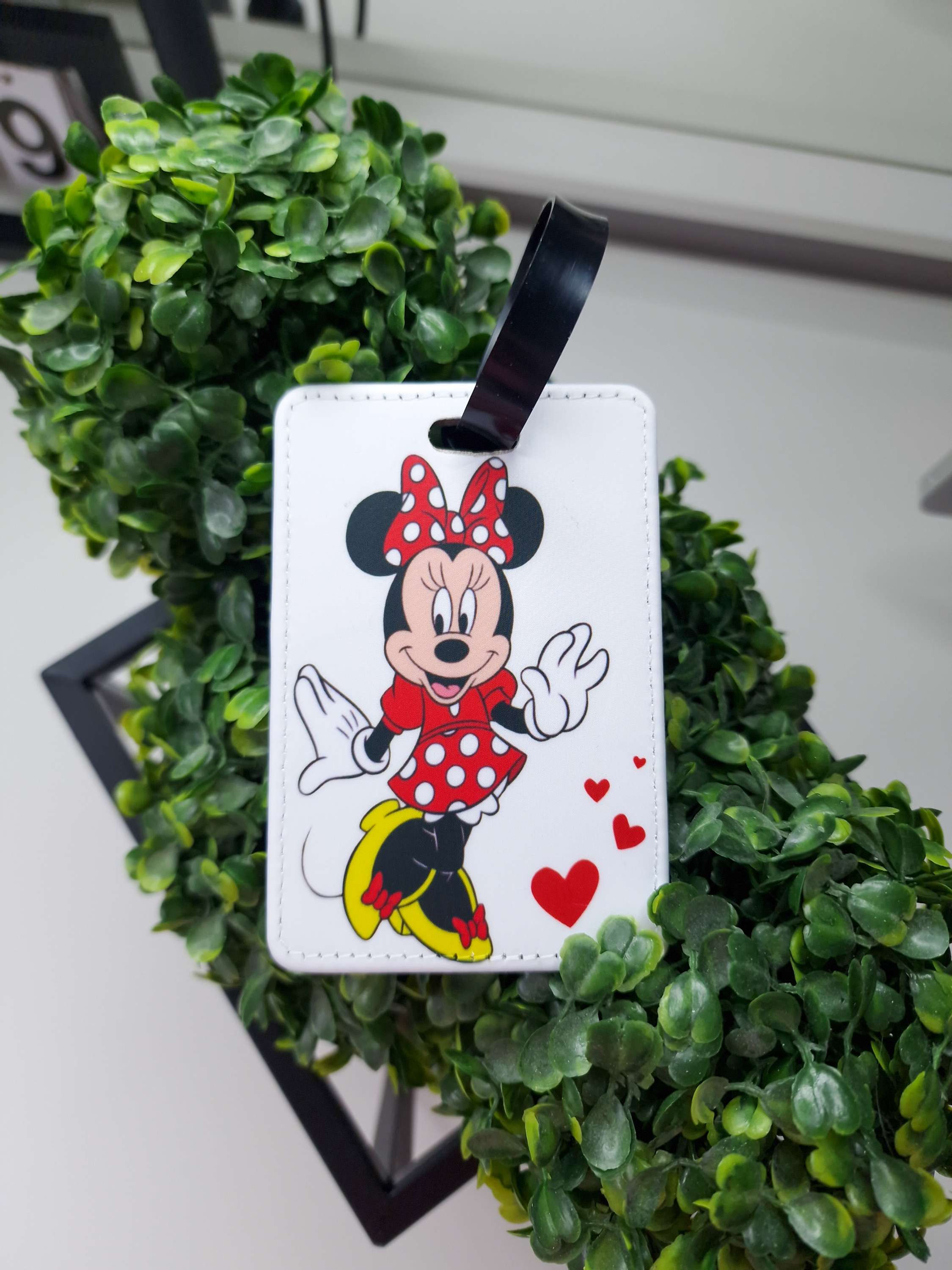 Minnie or Mickey Luggage Tags 