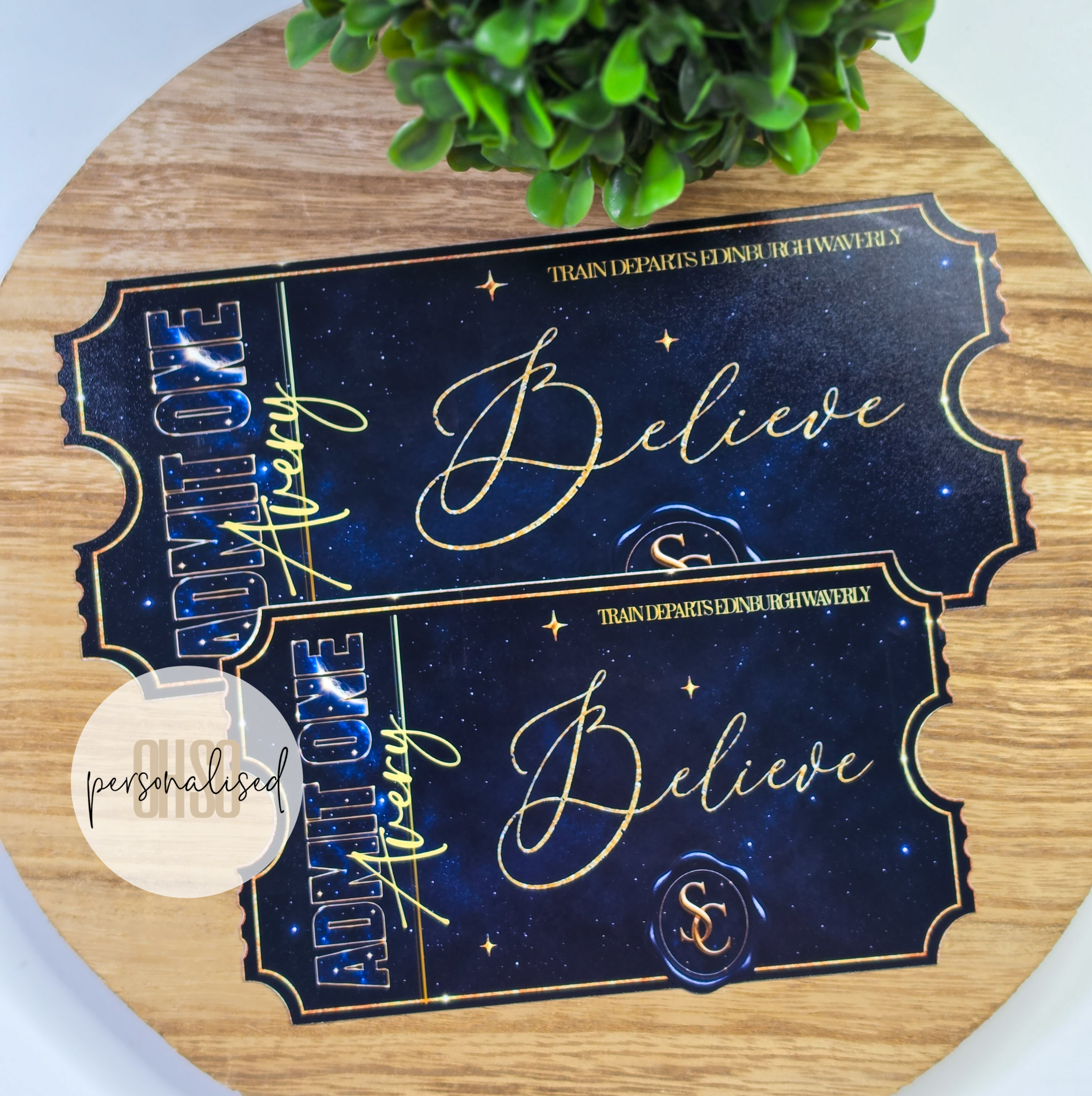 Polar Express Mock Ticket πβ¨