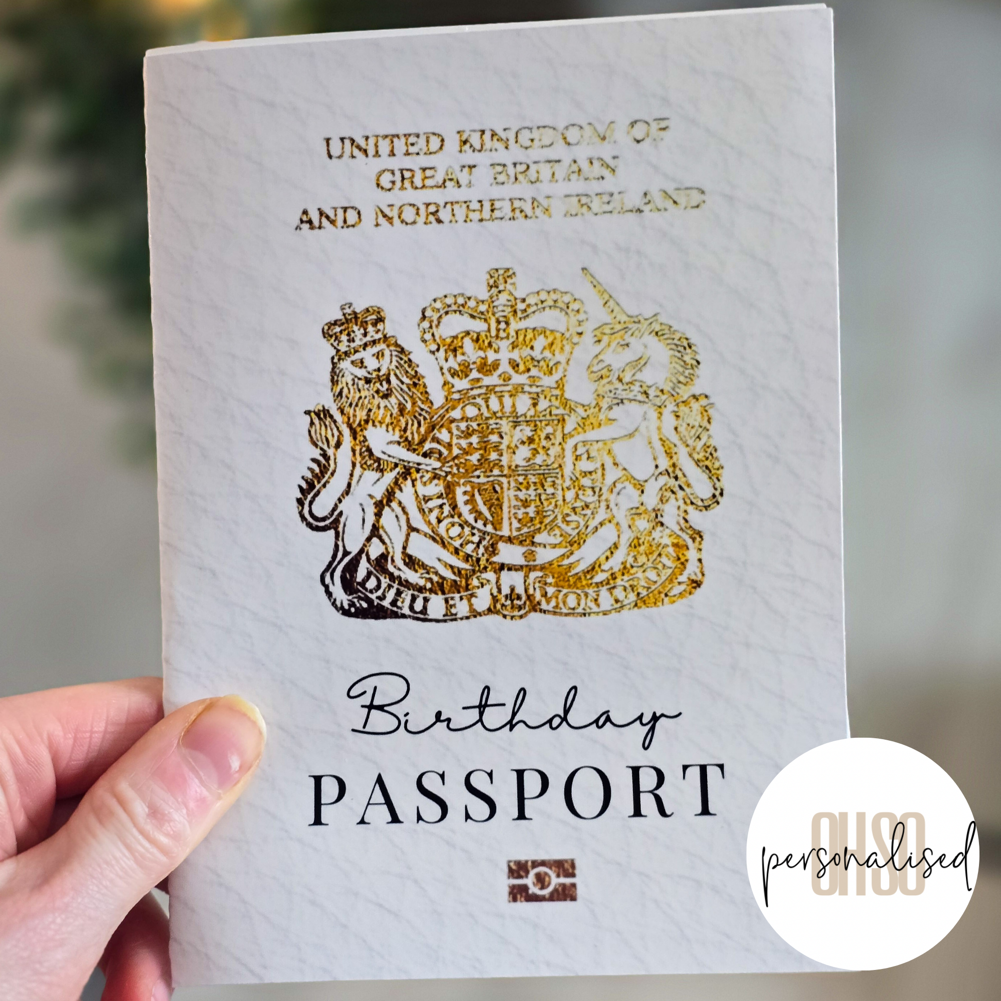 Birthday Passport! Scratch Reveal