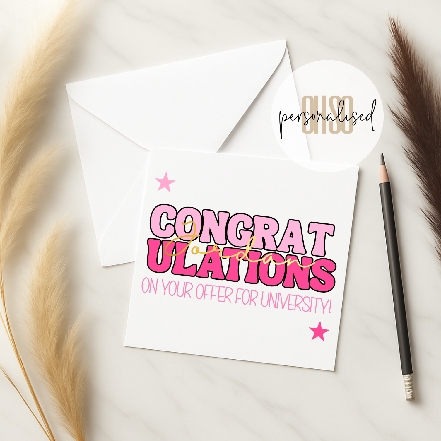 University Congratulations Card