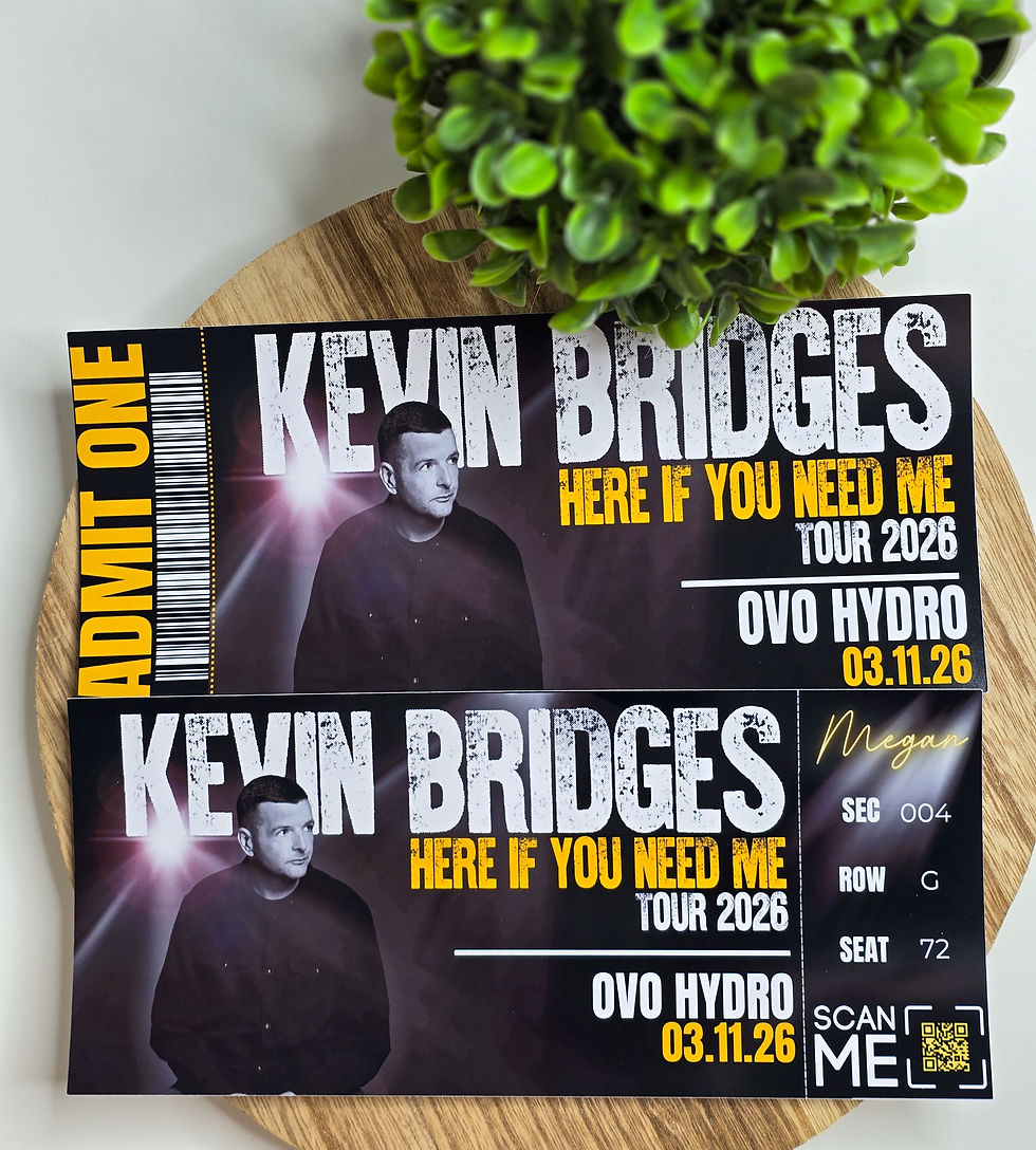 Mock Comedy Gig Ticket